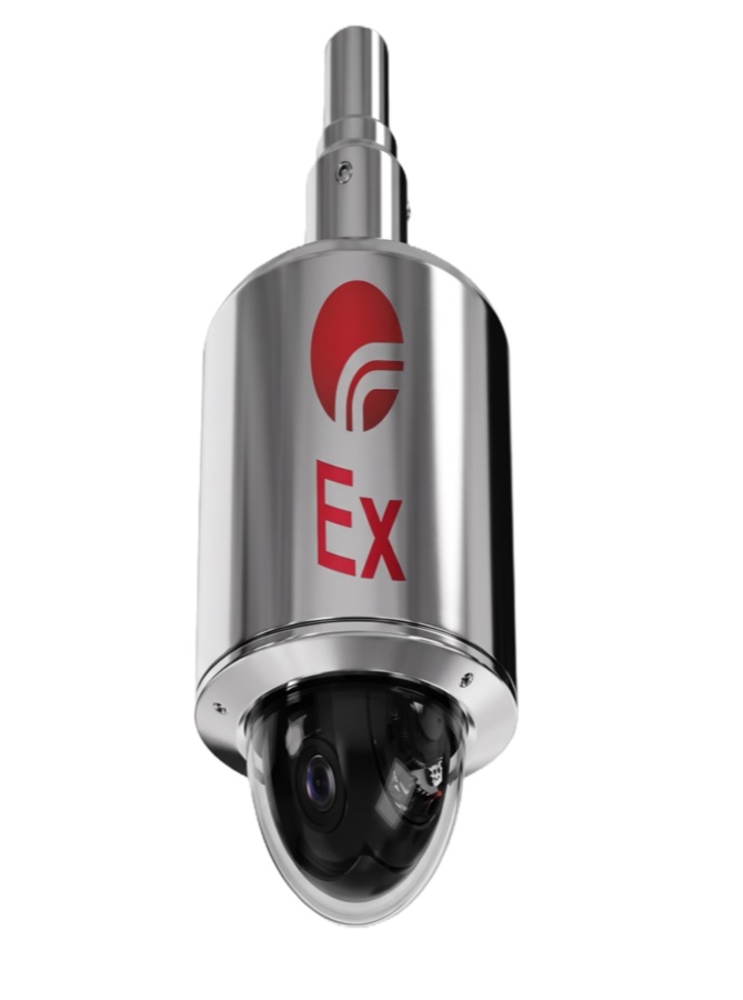 Câmera Speed Dome em invólucro inox à prova de explosão